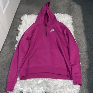 Size Medium Nike Sweatshirt With Zipper